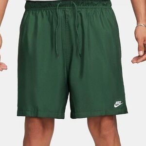 Nike Club Men's Woven Flow Shorts 6" Fir Green FN3307-323 Size XXL NEW